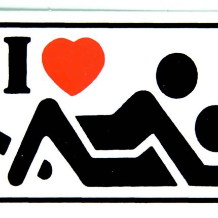 I love to have sex sign sticker