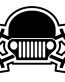 Jeep Helmet skull funny auto decal