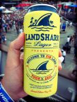 LandShark Lager Jimmy Buffet Beer Can Shot Sticker