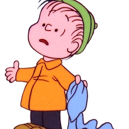 linus charlie-brown-LINUS STICKER standing