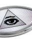 Mason Pyramid Eye Jesus Fish 3D Adhesive Car Emblem