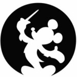 Mickey Music Die Cut Decal