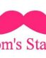 Moms Stache Sticker