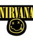 NIRVANA smile rock band Vinyl Car Sticker with text