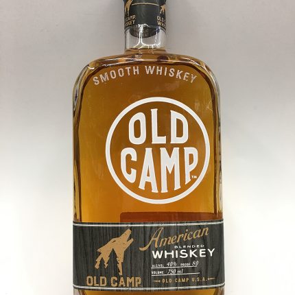 old_camp_american_whiskey BOTTLE SHAPED STICKER