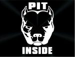 pit inside die cut decal