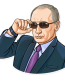 president vladimir putin political sticker 20