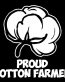 proud cotton farmer decal