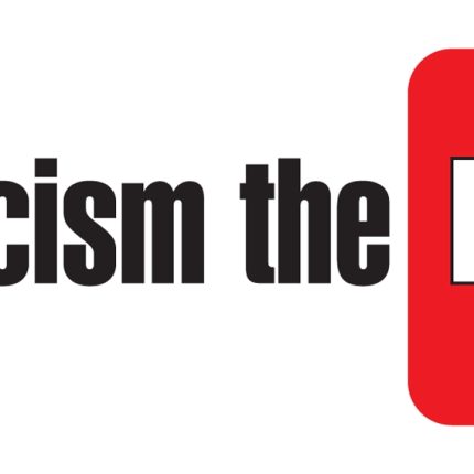 red card racism bumper sticker