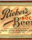 Reikers Bock Beer Label
