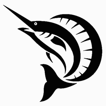 Sailfish Diecut Fish Decal 2