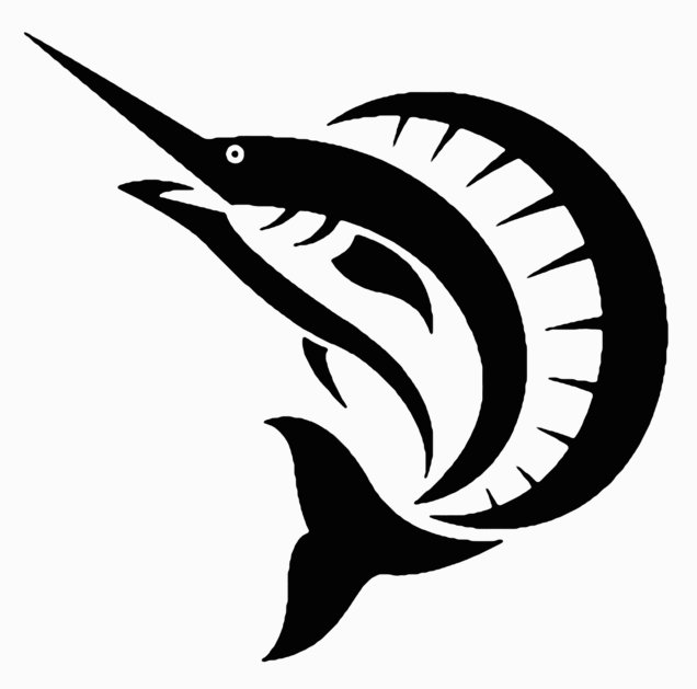 Sailfish Diecut Fish Decal 2