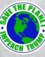 Save The Planet Impeach Trump Sticker
