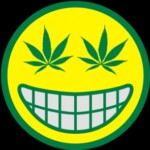 smile weed leaf eyes