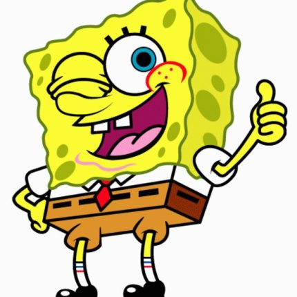 spongebob like it sticker