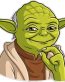 STAR WARS YODA COLOR STICKER