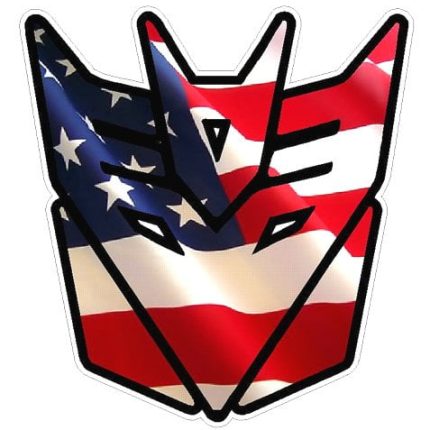 1 Flag Fill DECEPTICON Decal