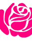 Rose vinyl sticker