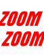 Zoom Zoom car decal