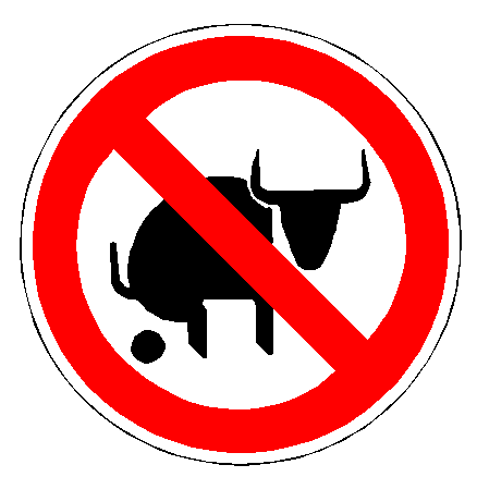 No Bullshit decal - 656