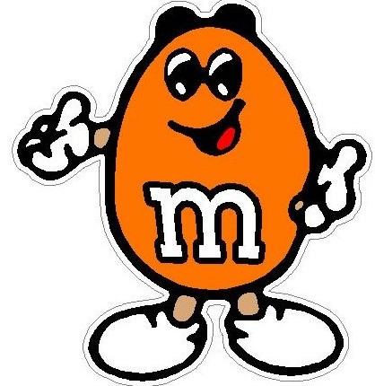 M&M PEANUT ORANGE