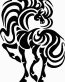 a vinyl horse car or wall decal 10