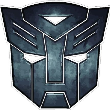 Autobot Metal Texture Transformers Decal