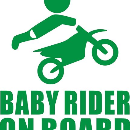 BABY RIDER ON BOARD DECAL