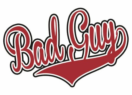 bad guy sticker