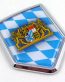 Bavaria Shield 3D Adhesive Automobile Chrome Emblem