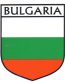 Bulgaria Flag Crest Decal Sticker
