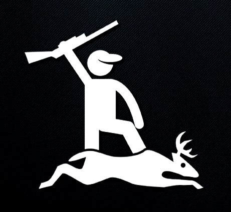 deer-hunter-decal DEER DOWN - Pro Sport Stickers