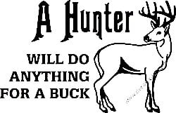 Deer Hunting Decal Sticker 32