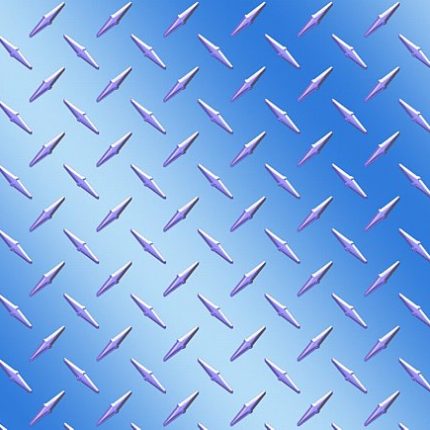 Diamond Plate Blue Light Vinyl Sheet