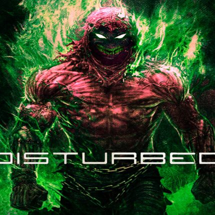 Disturbed Color Band Sticker