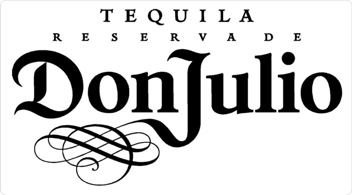 don julio B&W rectangle sticker