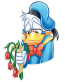 donald duck daisy duck disney cartoon sticker 03