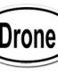 drone oval decal