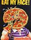 EAT MY FACE Funny Sticker Name Decal