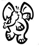 Elephant Dancing Decal