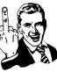 Flip Off Decal