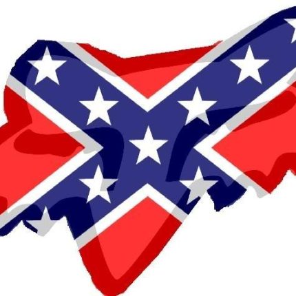 fox rebel flag sticker