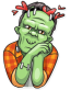 franky the monster_cartoon sticker 9