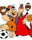 Fred and Dino Sports Color Decals