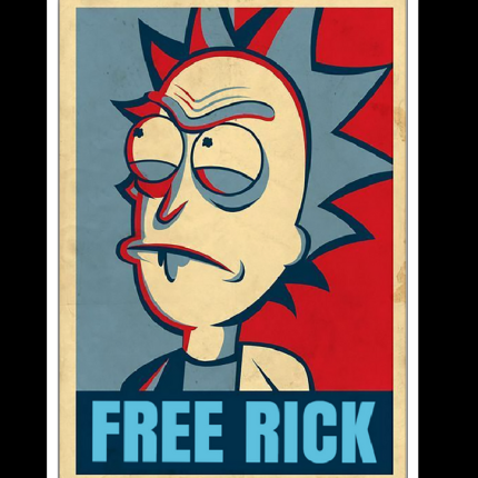 Free Rick Sticker