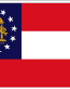 Georgia State Flag Decal