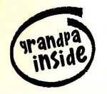 Grandpa Inside Funny Sticker