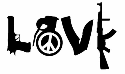 Gun Love Decal Sticker