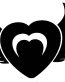 heart with wings sticker decal 2