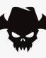 HOTWHEELS FLAME SKULL LOGO DIE CUT DECAL 4
